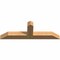 Ekena Millwork Portland Smooth Timber Gable Bracket, Western Red Cedar, 60"W x 20"H x 5 1/2"D x 5 1/2"F, 8/12 Pitch GBW060X20X0606POR00SWR - alternate 4